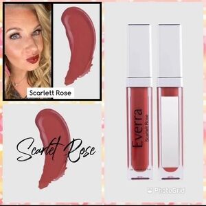 Everra Matte lip Stain Scarlett Rose